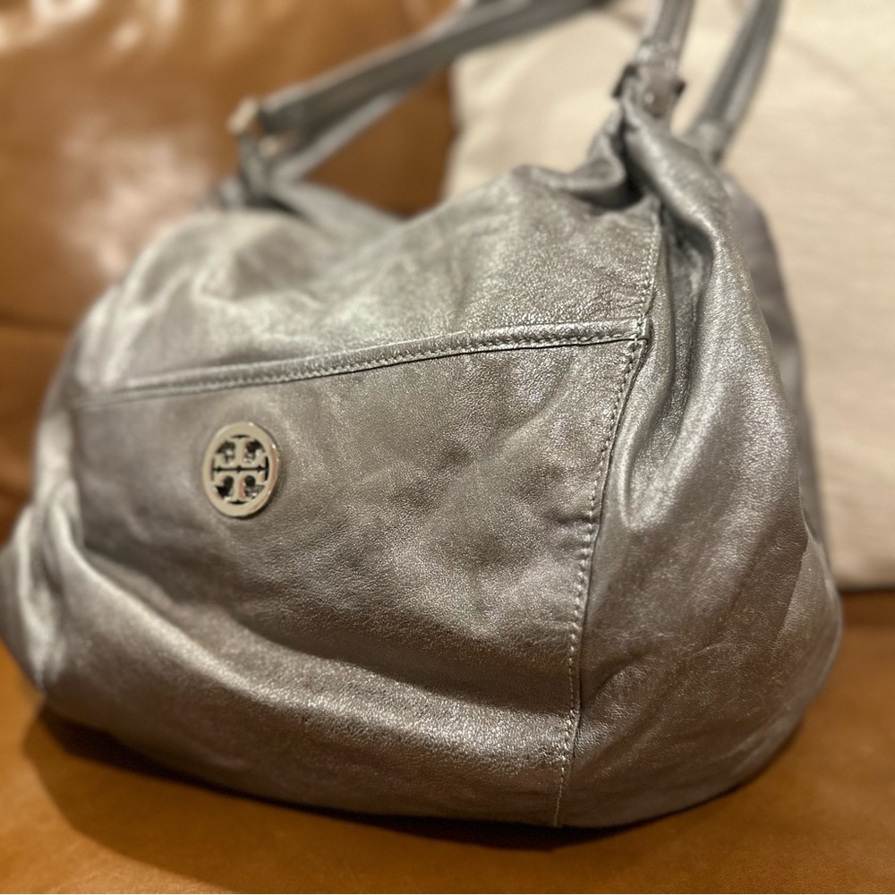 Tory Burch metallic shoulder bag